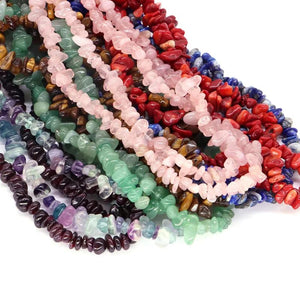 5-8mm Natural Gemstone Chip Beads for DIY Necklace Bracelet