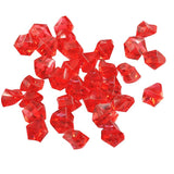 100PCS Acrylic Gems Clear Ice Rocks Plastic Diamonds Rocks