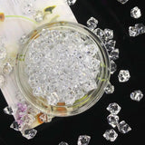 100PCS Acrylic Gems Clear Ice Rocks Plastic Diamonds Rocks