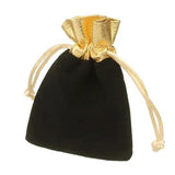 10pcs Red Velvet Drawstring Pouches for Jewelry Christmas