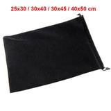 Large Velvet Drawstring Bag for Christmas Gift Packaging 40x50 cm