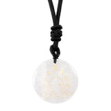 Chakra Stones Pendant Necklaces Set - Natural Agate Crystal Quartz Lapis Lazuli