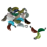 Multicolor Moon Gemstone Stone Pendants