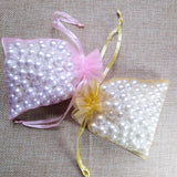 50pc Organza Jewelry Packaging Bags Wedding Party Gift Bag Pouch