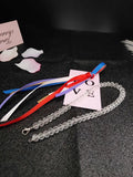 Crystal Bead Chain Car Decoration Hanging Christmas Tree Snowflake Chandelier