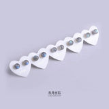 Classic Natural Stone Crystal Stud Earrings Healing Gems Party Jewelry