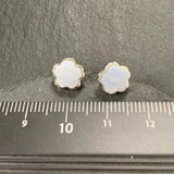 Agate 925 Sterling Silver Stud Earrings for Women Jewelry Gift