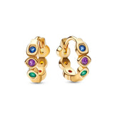 Hoops Earrings Infinity Stones Heart Stud Earrings Mouse Earrings for Women