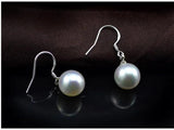 S925 Sterling Silver Natural Pearl Drop Earrings