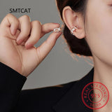 925 Silver Amethyst CZ Ear Cuff Earring