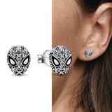 925 Silver Infinity Stones Heart Mouse Earrings DIY Jewelry