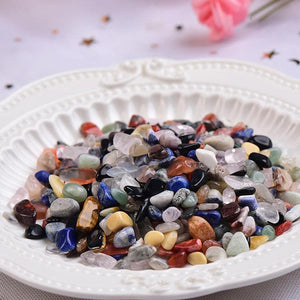 Natural Crystal Amethyst Agate Healing Stone Gravel Aquarium Home Decor