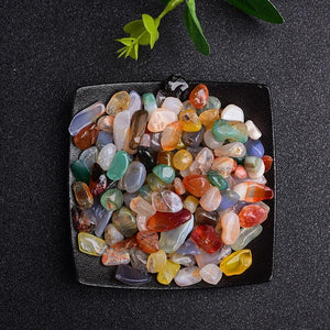 Natural Crystal Amethyst Agate Healing Stone Gravel Aquarium Home Decor