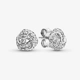 925 Silver Snowflake Stud Earrings DIY Jewelry