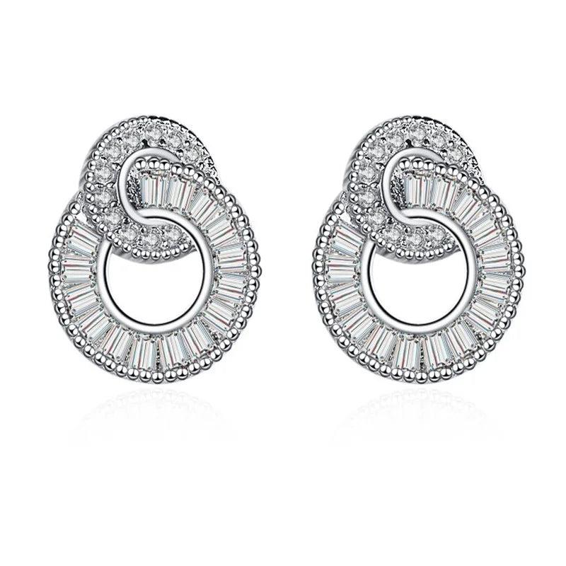 YaYI Summer Gemstones Moissanite Zircon Earrings