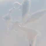 5pcs Christmas Resin Molds Silicone Angel Fairy Ornaments Pendant Molds