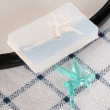 5pcs Christmas Resin Molds Silicone Angel Fairy Ornaments Pendant Molds