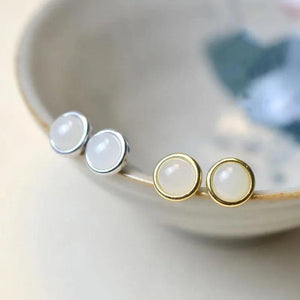 Silver inlaid Hetian jade charm niche jewelry
