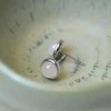 Silver inlaid Hetian jade charm niche jewelry