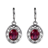 Yuzuk Sterling Silver Earrings Green Gemstones Wedding Women