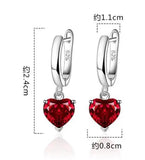 Gemstone Stud Earrings 925 Sterling Silver for Women