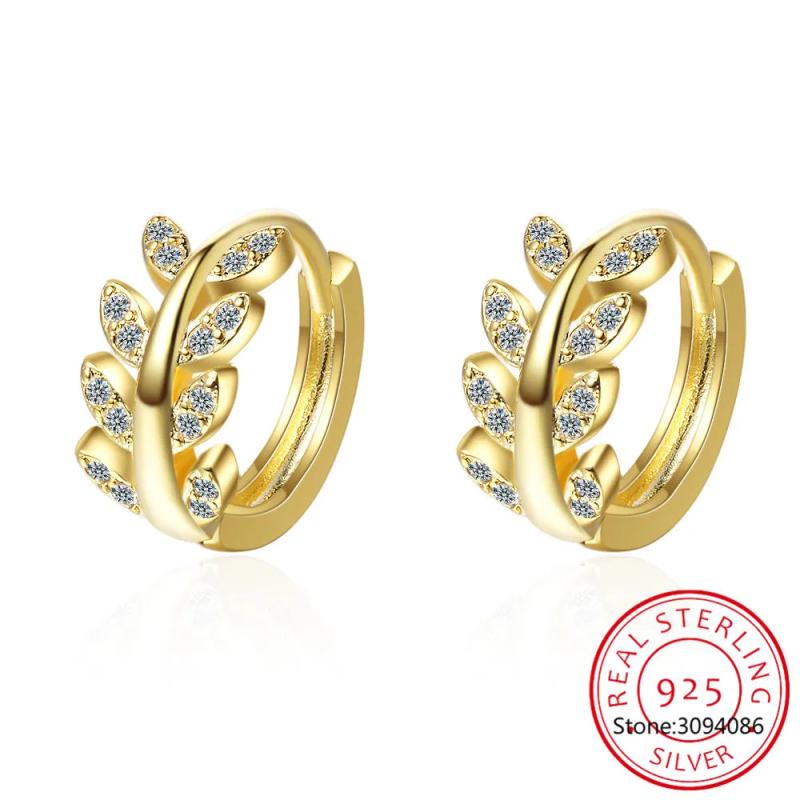 Moissanite Diamond Hoop Earrings in Sterling Silver