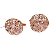 14K Rose Gold Flower Earrings for Women