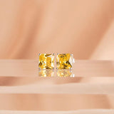 925 Silver Paraiba Tourmaline Stud Earrings Wedding Jewelry Gift