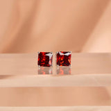 925 Silver Paraiba Tourmaline Stud Earrings Wedding Jewelry Gift