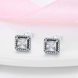 Spider Hero Mask Stud Earrings 925 Sterling Silver Gemstone Heart Wings