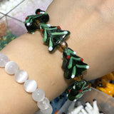 21x24mm Christmas Tree Lampwork Glass Beads