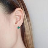 UMCHO 925 Silver Earrings Twelve Birthstone Women's Engagement Party Jewelry