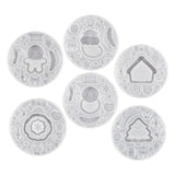 Christmas Silicone Molds DIY Crafts Moulds Empty Plates