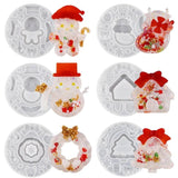 Christmas Silicone Molds DIY Crafts Moulds Empty Plates