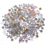Christmas Snowflake Spacer Beads 3-12mm 12 Styles