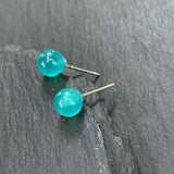 Amazonite 925 Sterling Silver Earrings Prevent Allergy Gemstone Jewelry