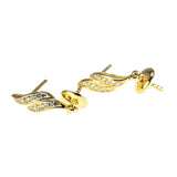 925 Silver Zircon Resin Earrings For Women Ladies