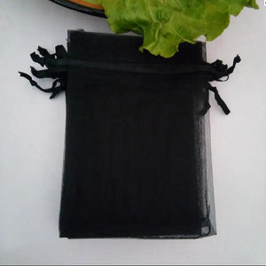 100pcs Organza Bags Jewelry Gift Drawstring Bags for Wedding/Birthday/Christmas
