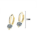 6.5mm D Moissanite Hoop Earrings 1.0ct Twisted Silver 925 Fine Jewelry