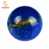 Titanium Lapis Lazul Stone Earrings Women Men Ear Studs