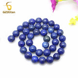 Titanium Lapis Lazul Stone Earrings Women Men Ear Studs