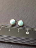 Natural Larima 925 Silver Stud Earrings for Women Gift