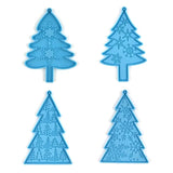 Christmas Tree Snowflake Keychain Silicone Mold DIY Ornaments Pendant