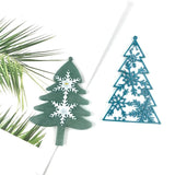 Christmas Tree Snowflake Keychain Silicone Mold DIY Ornaments Pendant