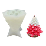 Christmas Tree 3D Candle Silicone Mold Plaster Mould