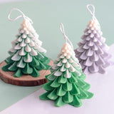 Christmas Tree 3D Candle Silicone Mold Plaster Mould