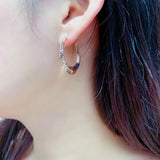 585 Rose Plated Exaggerated Earrings Classic Jewelry