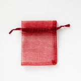 50Pcs/Lot Sheer Organza Bags Drawstring Pouches Christmas Candy Wedding