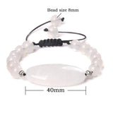 Rose Quartzs Beaded Bracelet Healing Gem Stone Crystal Jewelry
