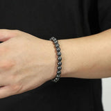 8mm Natural Stone Beaded Bracelets for Lover Dad Mother Gems Bracelet With Card